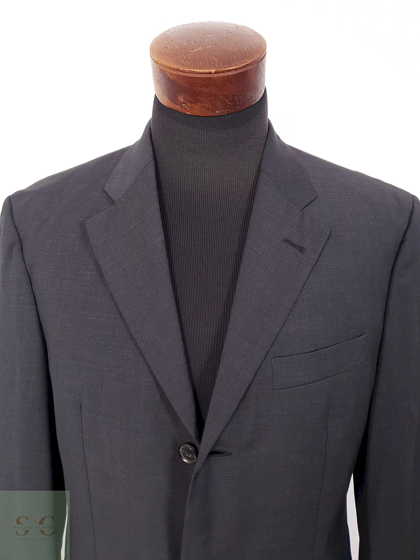 Blazer Joop Plomo Oscuro 100% Lana Virgen - Talla ML 6