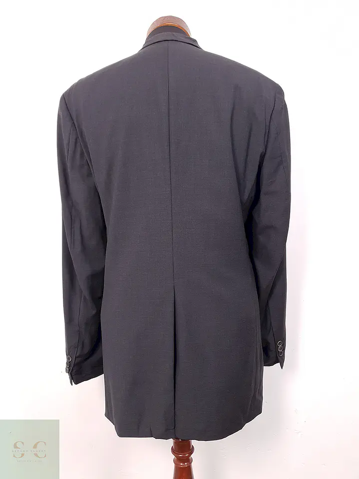 Blazer Joop Plomo Oscuro 100% Lana Virgen - Talla ML 12