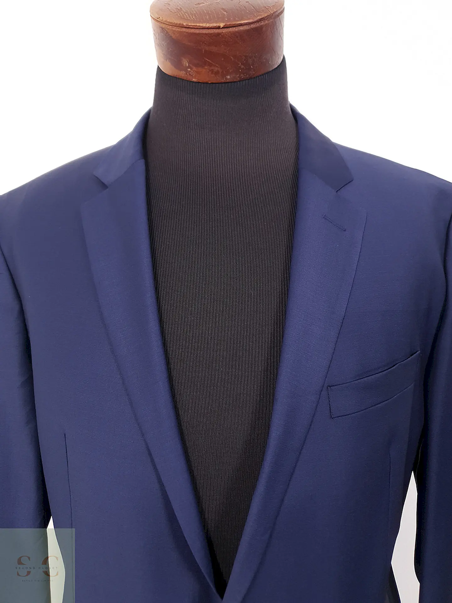 Blazer Joop Azul Rey Lana Poliamida Elastano - Talla LXL 4