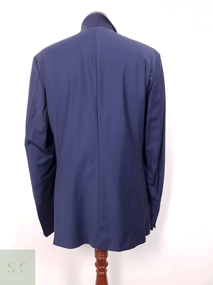 Blazer Joop Azul Rey Lana Poliamida Elastano - Talla LXL 12