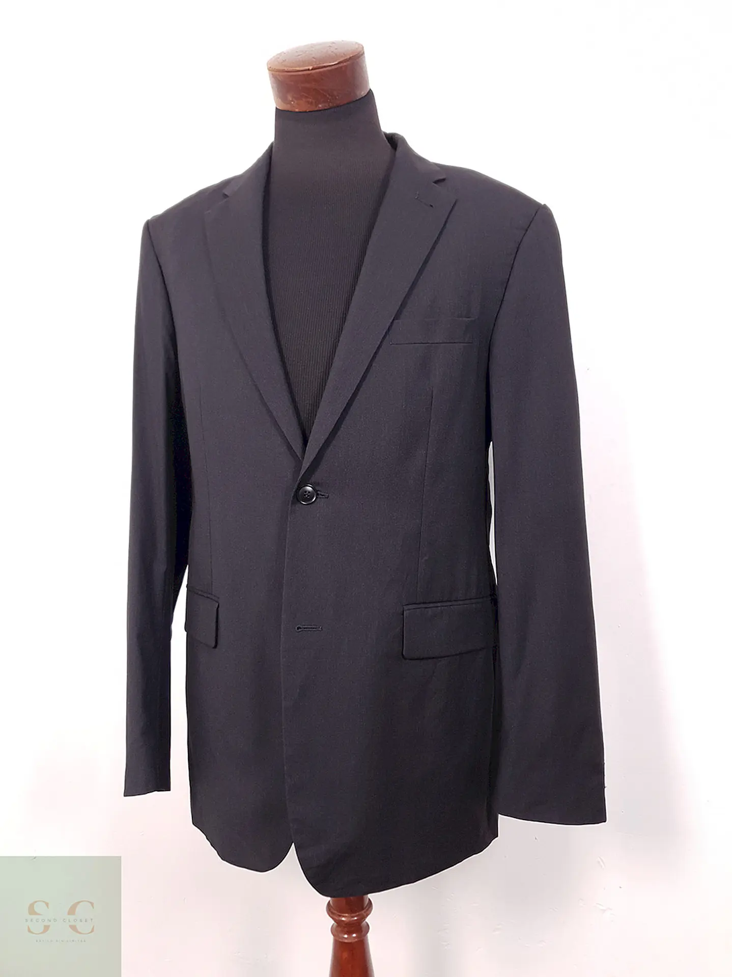 Blazer Roy Robson Plomo Muy Oscuro 100% Lana Virgen Reda - Talla L 2