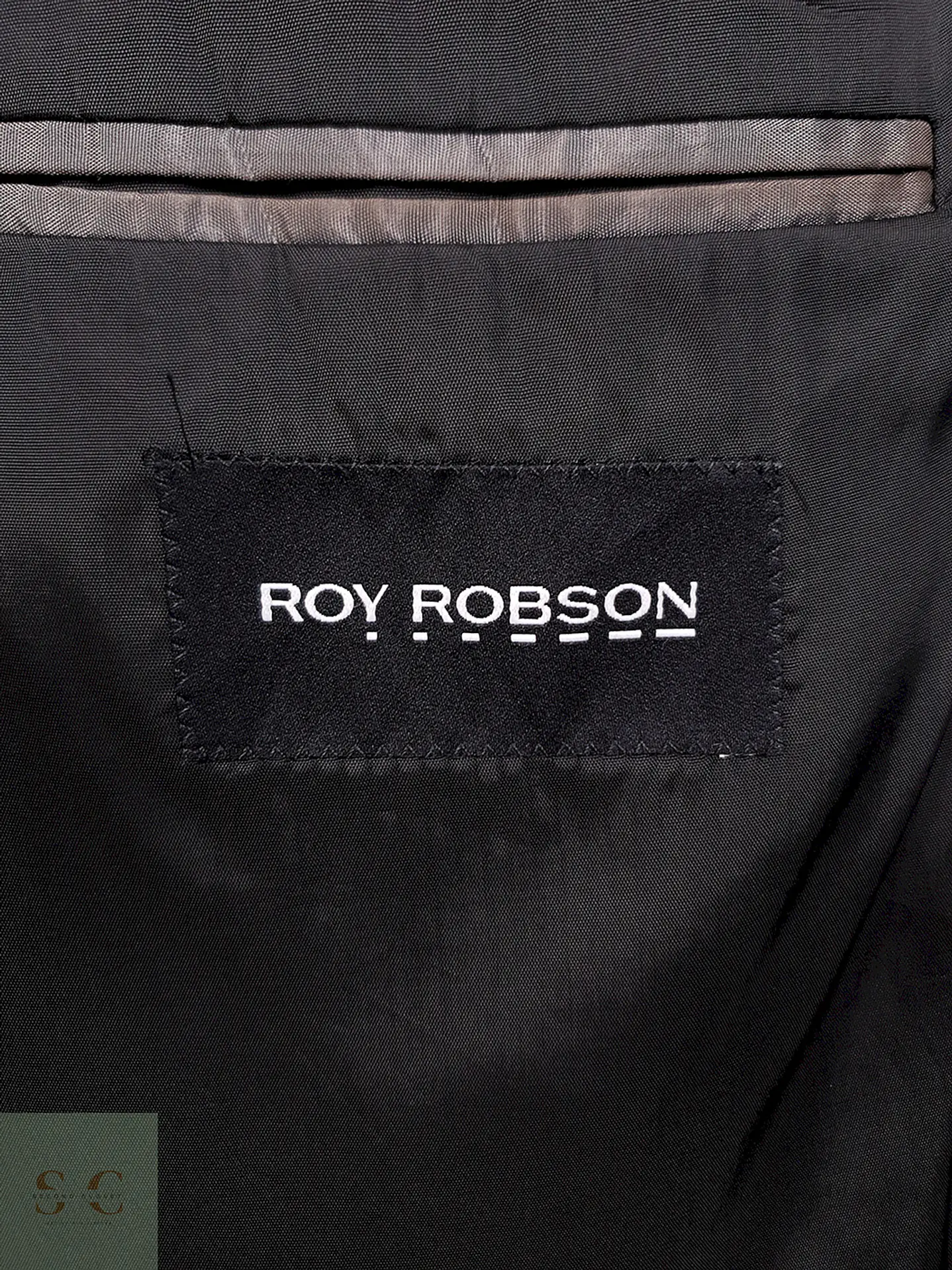 Blazer Roy Robson Plomo Muy Oscuro 100% Lana Virgen Reda - Talla L 9