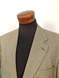 Blazer Werther chaqueta lana virgen y seda Dorado azul – Talla XL - Miniatura 7