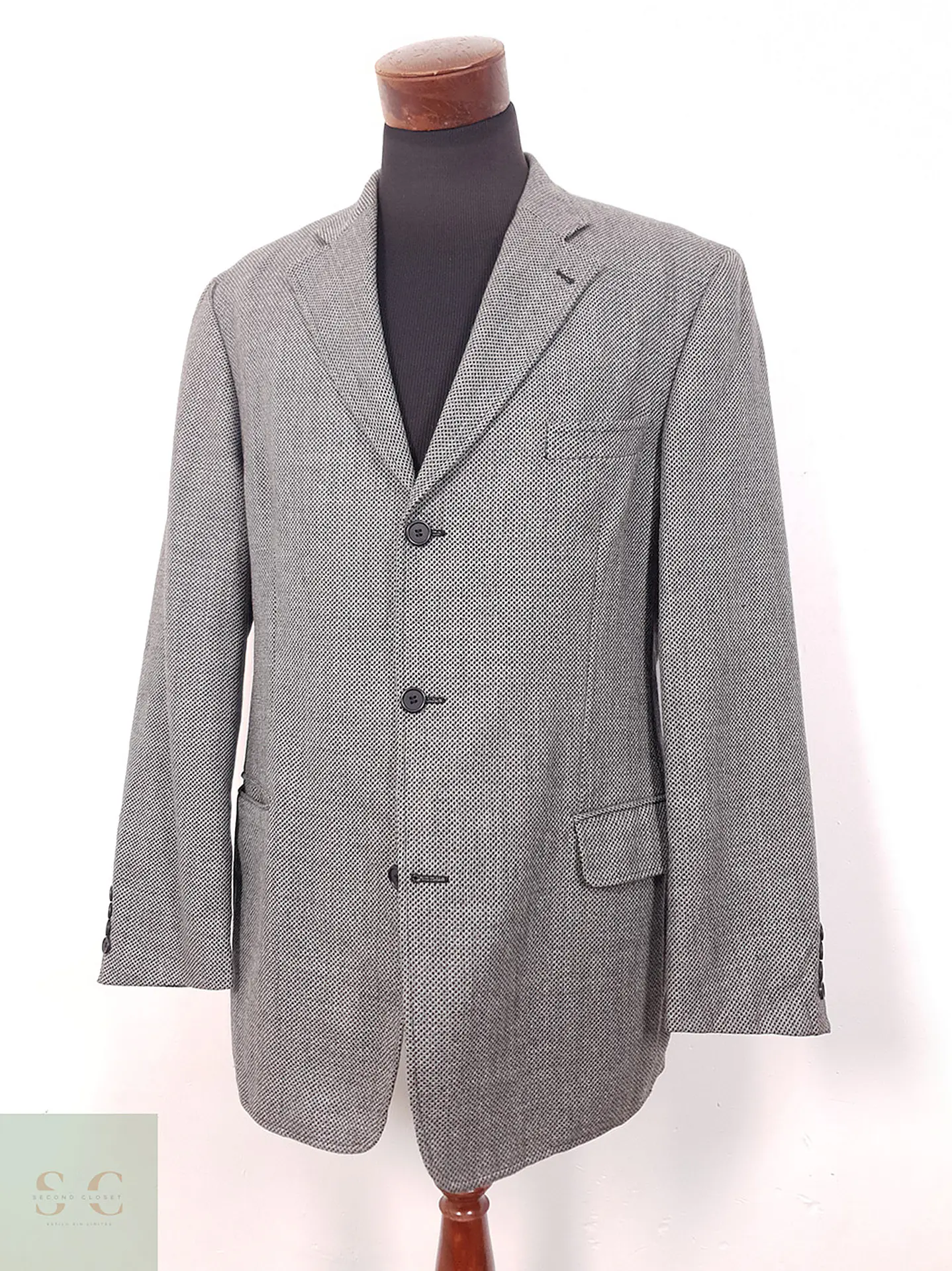 Blazer Canda Gris 100% Lana Virgen - Talla L 2