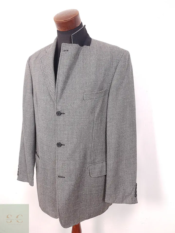 Blazer Canda Gris 100% Lana Virgen - Talla L 7