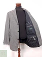 Blazer Canda Gris 100% Lana Virgen - Talla L - Miniatura 9
