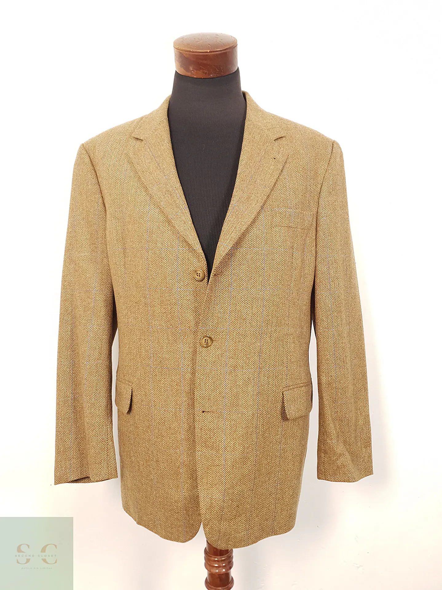 Blazer Lanificio di Pray Café 100% Algodón - Talla L 1