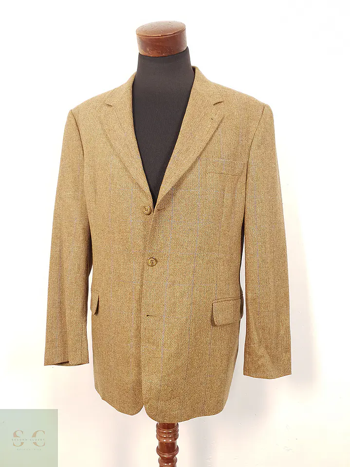 Blazer Lanificio di Pray Café 100% Algodón - Talla L 2
