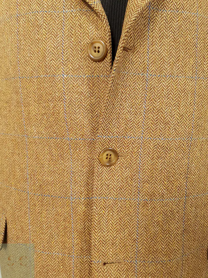 Blazer Lanificio di Pray Café 100% Algodón - Talla L 3