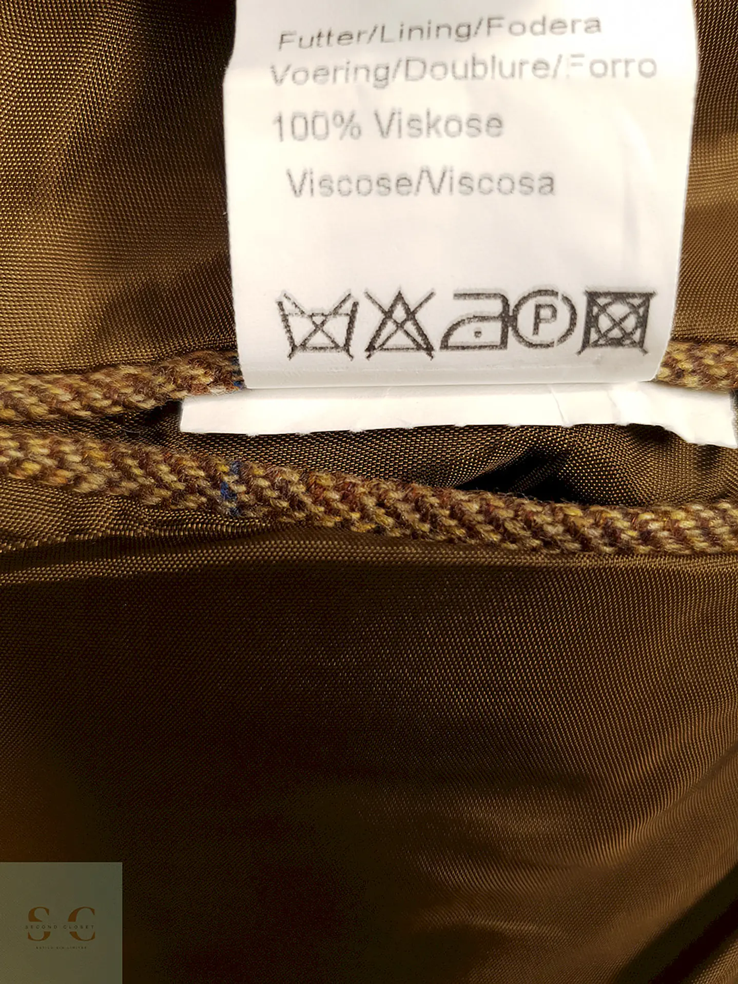 Blazer Lanificio di Pray Café 100% Algodón - Talla L 9