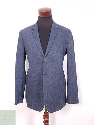 Blazer Cos Azul Lana con Poliamida - Talla M
