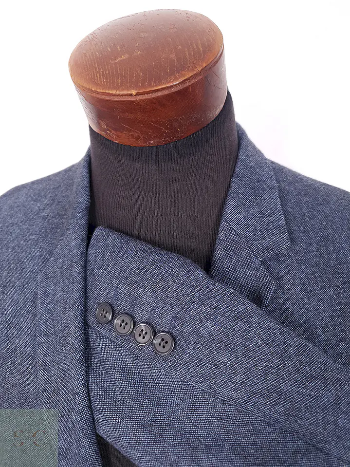 Blazer Cos Azul Lana con Poliamida - Talla M 5