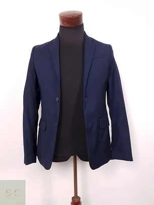 Blazer Básico Azul Oscuro - Talla XXS