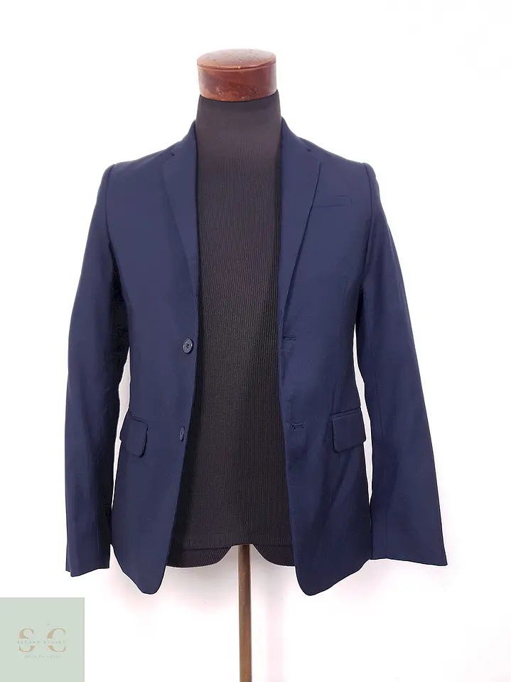 Blazer Básico Azul Oscuro - Talla XXS 2
