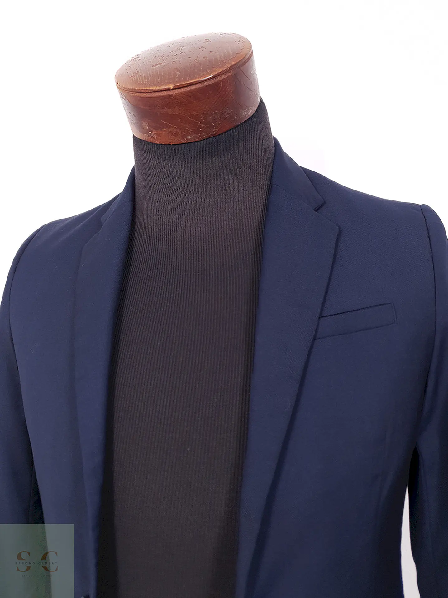 Blazer Básico Azul Oscuro - Talla XXS 5