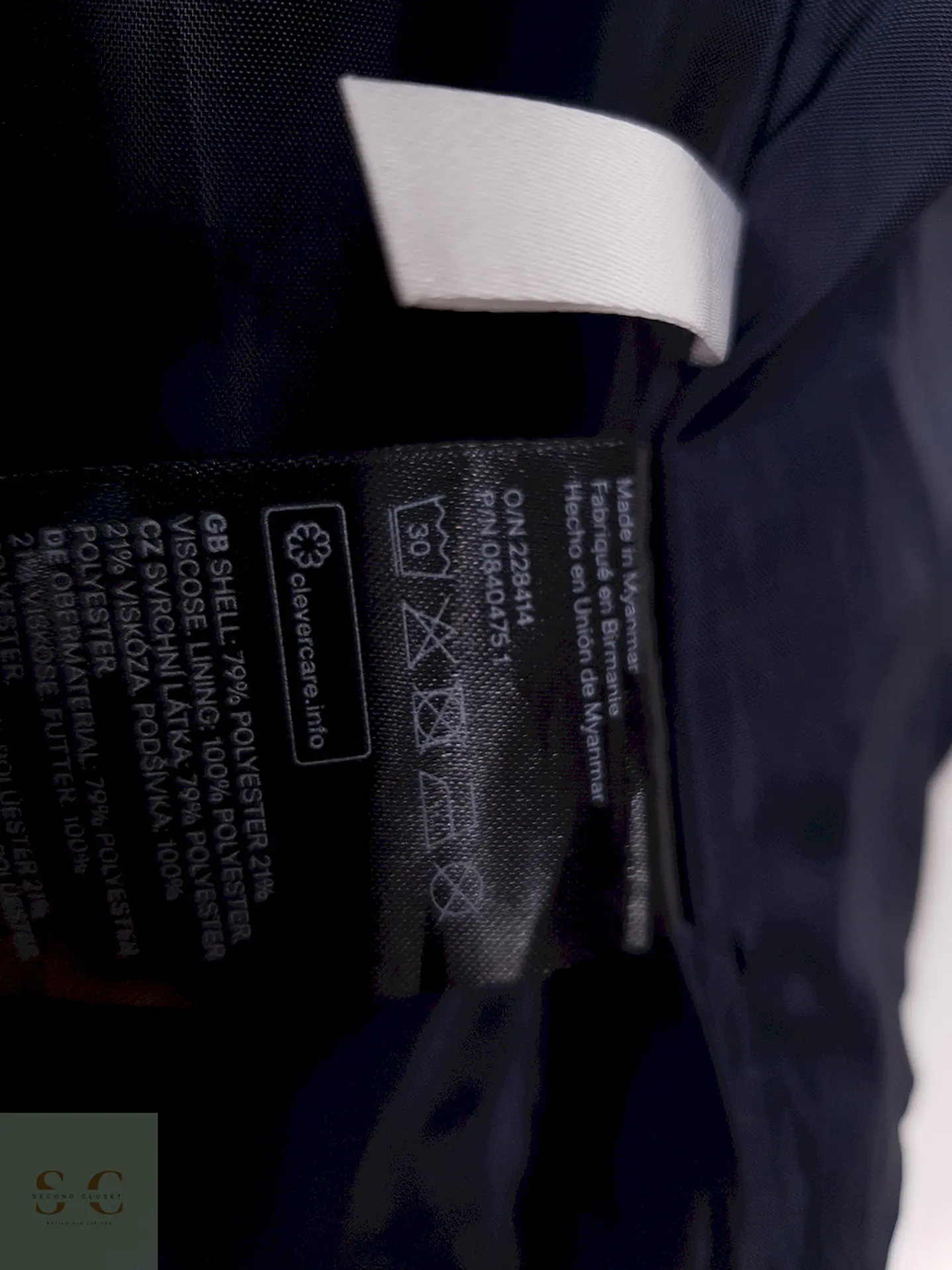 Blazer Básico Azul Oscuro - Talla XXS 8