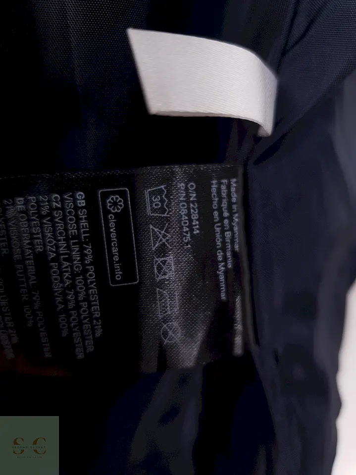 Blazer Básico Azul Oscuro - Talla XXS 8