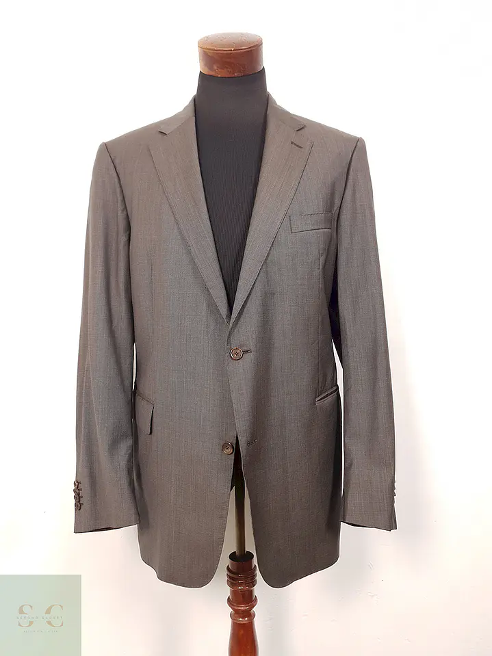 Blazer Eduard Dressler Café 100% Lana Virgen - Talla LXL 2