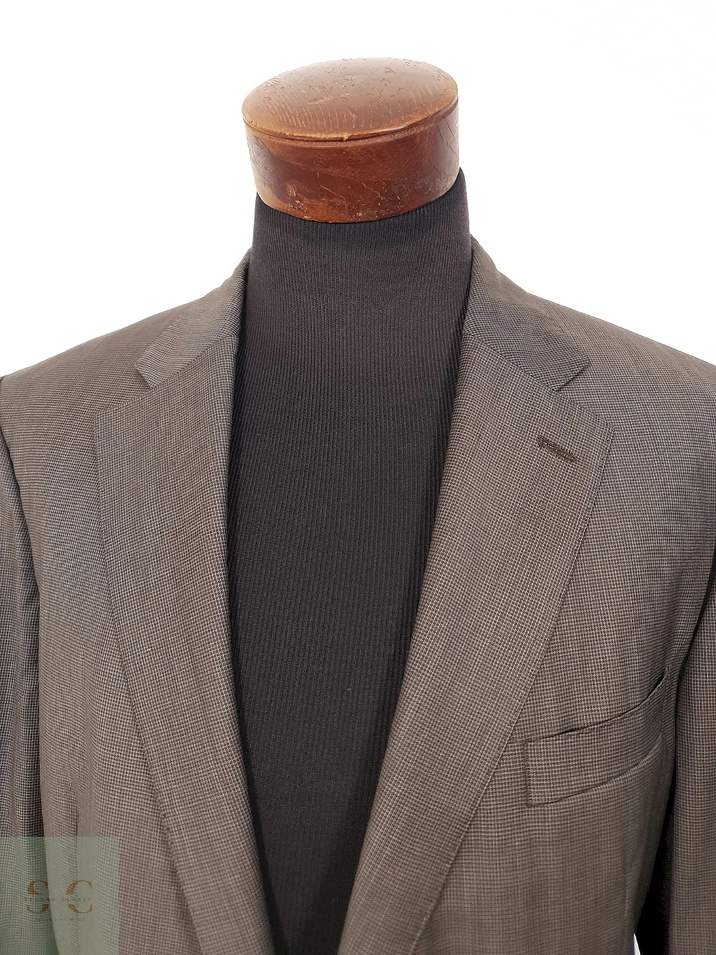 Blazer Eduard Dressler Café 100% Lana Virgen - Talla LXL 4
