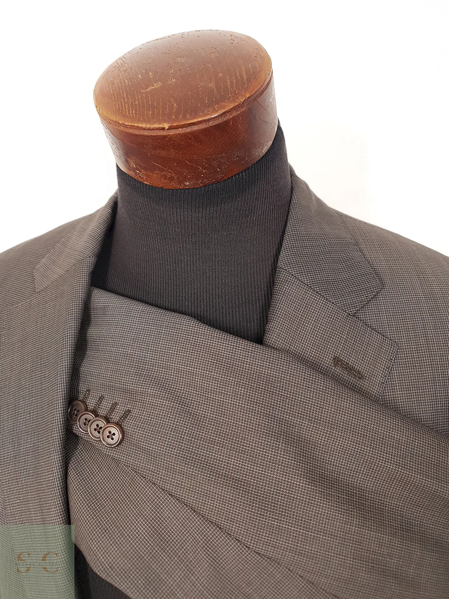 Blazer Eduard Dressler Café 100% Lana Virgen - Talla LXL 5
