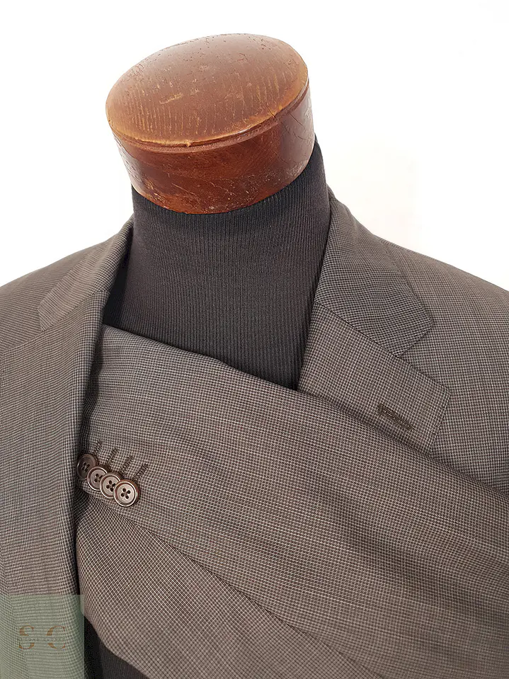Blazer Eduard Dressler Café 100% Lana Virgen - Talla LXL 5