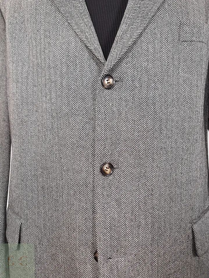 Blazer Roy Robson 100% Lana Virgen Espiga Gris - Talla XXL 3