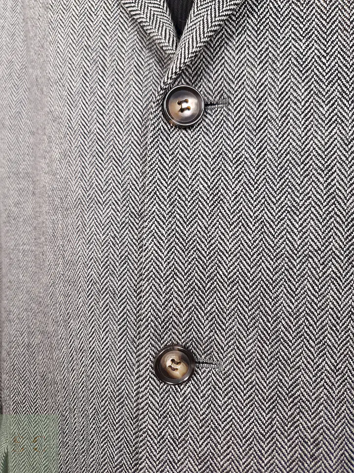 Blazer Roy Robson 100% Lana Virgen Espiga Gris - Talla XXL 4