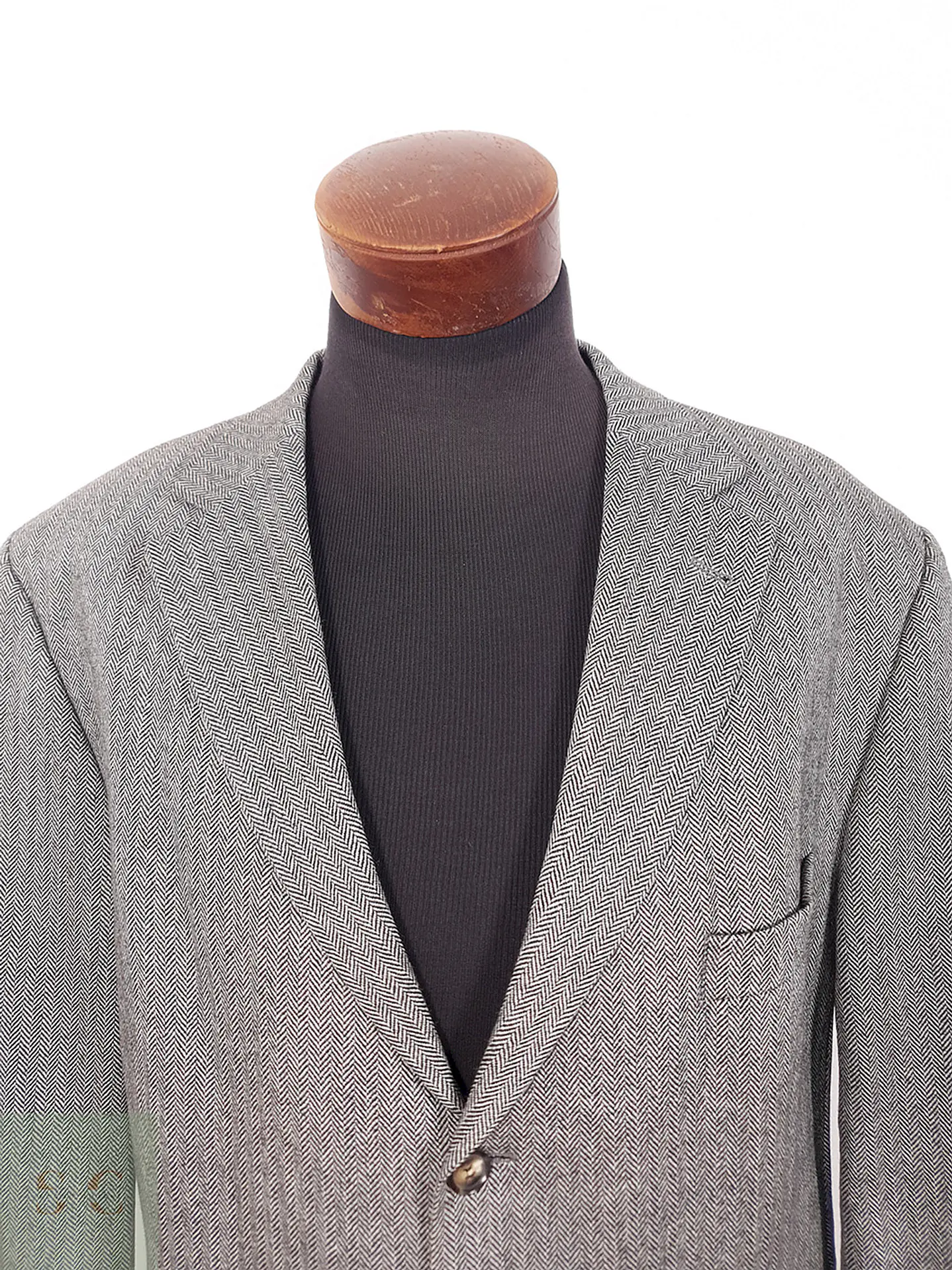 Blazer Roy Robson 100% Lana Virgen Espiga Gris - Talla XXL 5