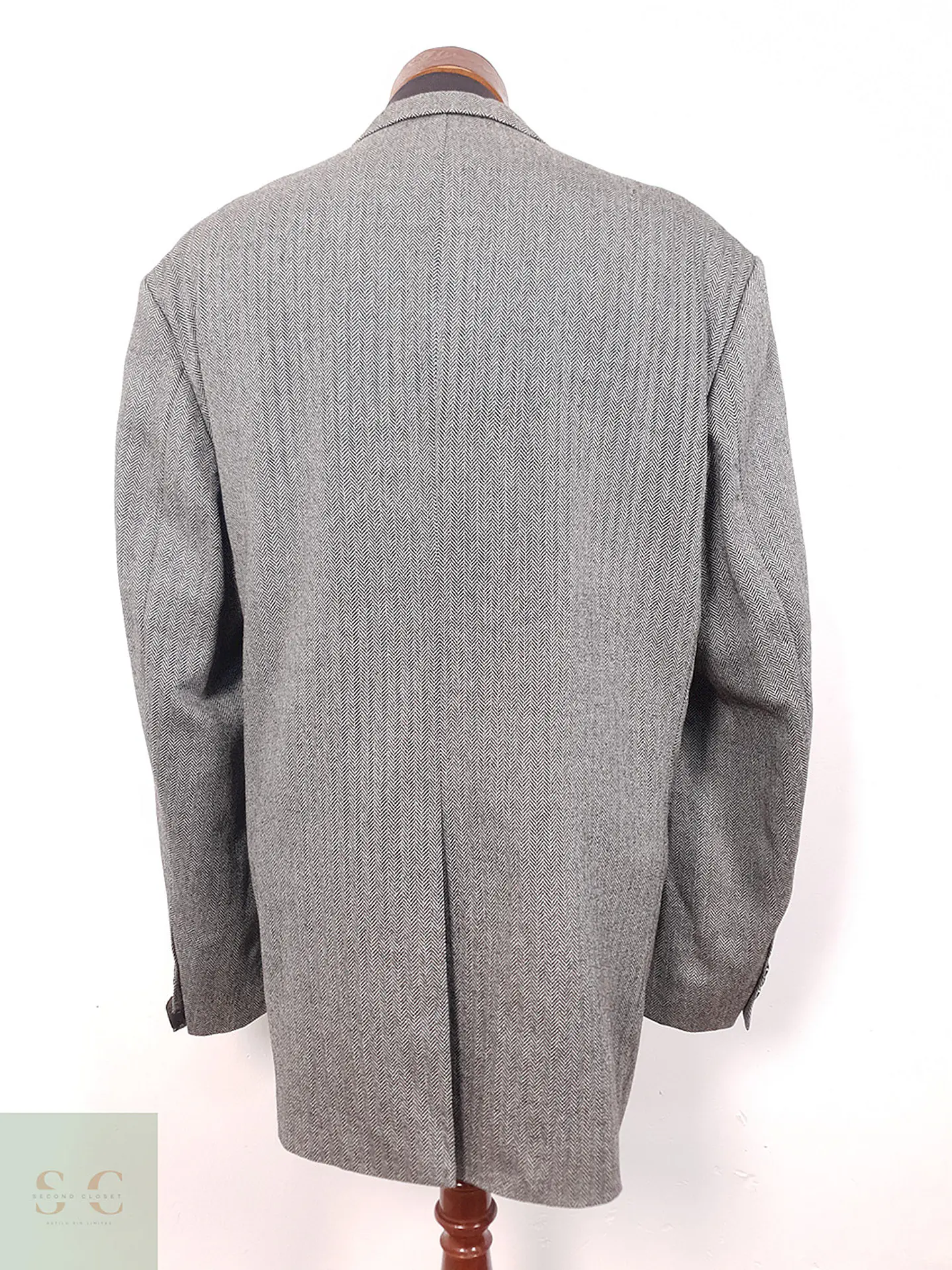 Blazer Roy Robson 100% Lana Virgen Espiga Gris - Talla XXL 11