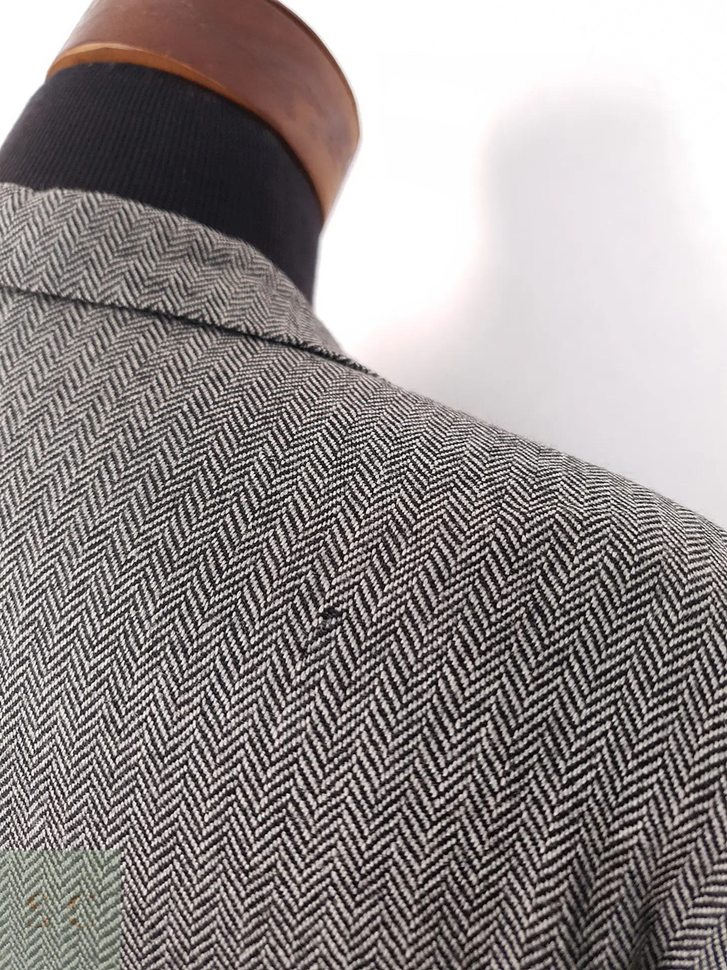 Blazer Roy Robson 100% Lana Virgen Espiga Gris - Talla XXL 12