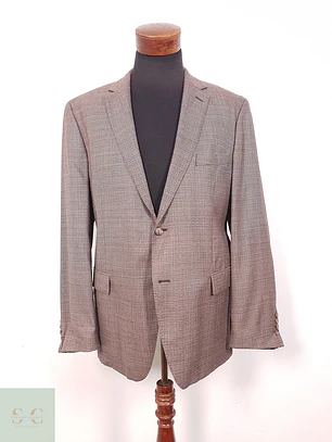 Blazer Atelier Torino Rojo Azul Café Reda Travelmate - Talla LXL