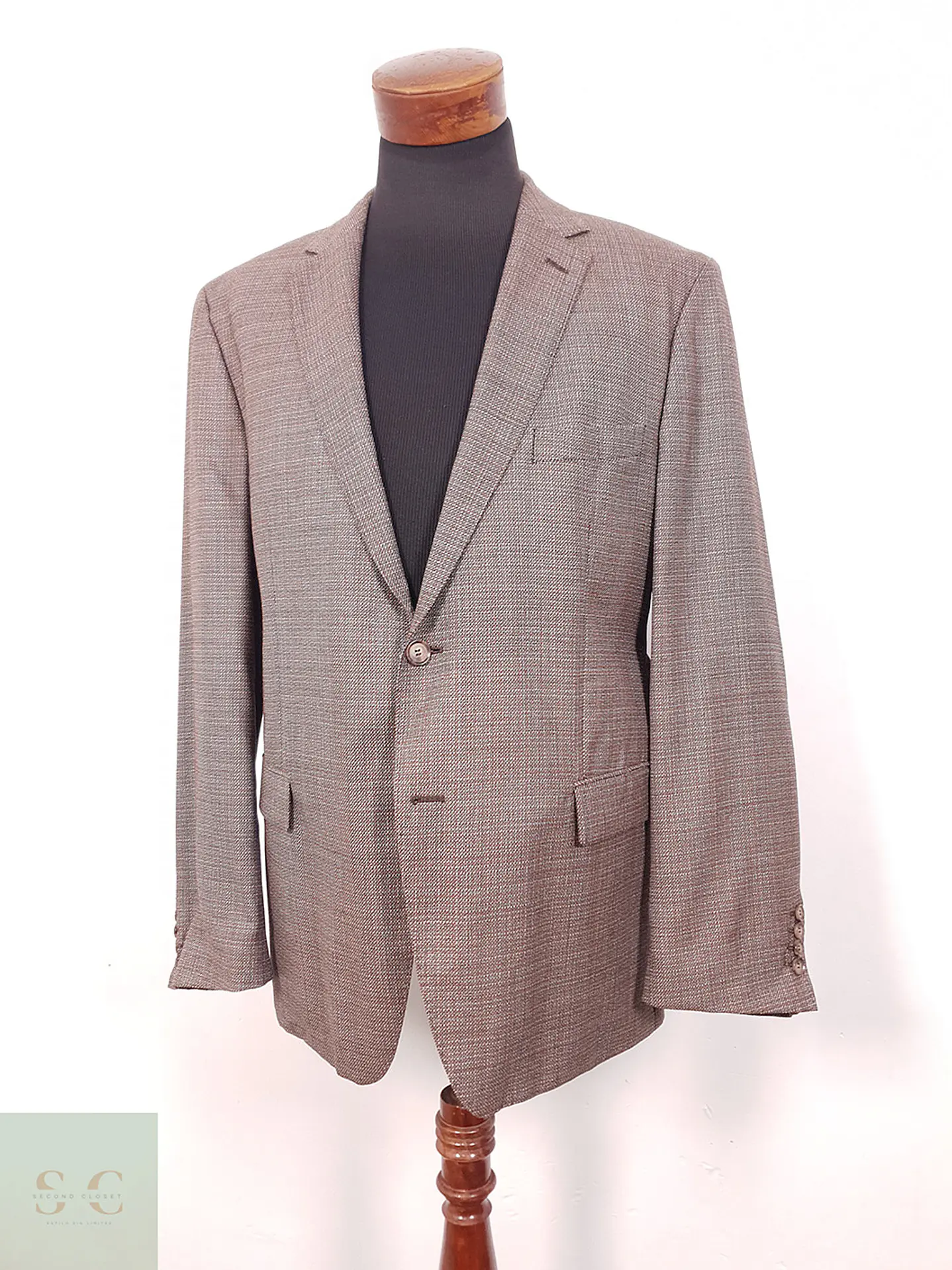Blazer Atelier Torino Rojo Azul Café Reda Travelmate - Talla LXL 2