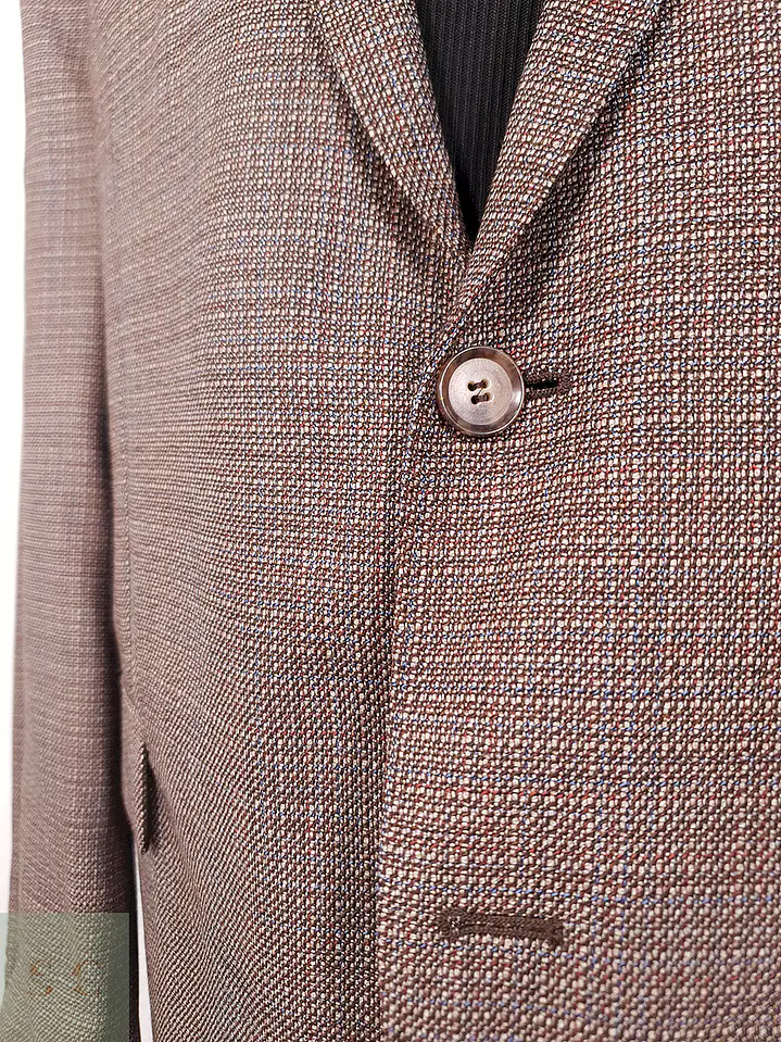 Blazer Atelier Torino Rojo Azul Café Reda Travelmate - Talla LXL 3