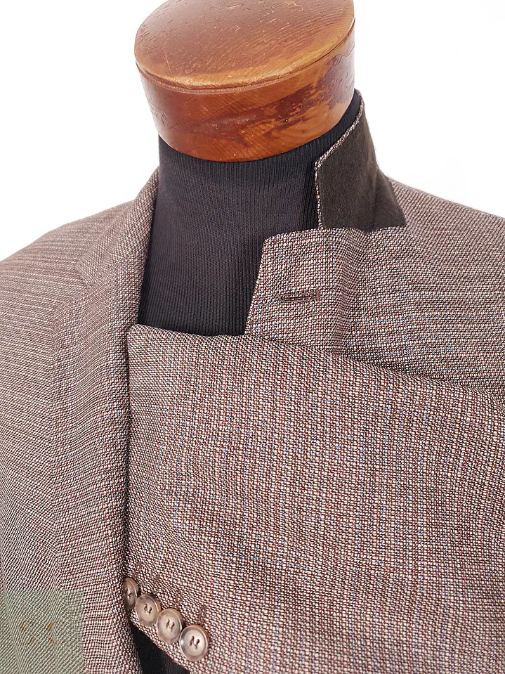 Blazer Atelier Torino Rojo Azul Café Reda Travelmate - Talla LXL 5