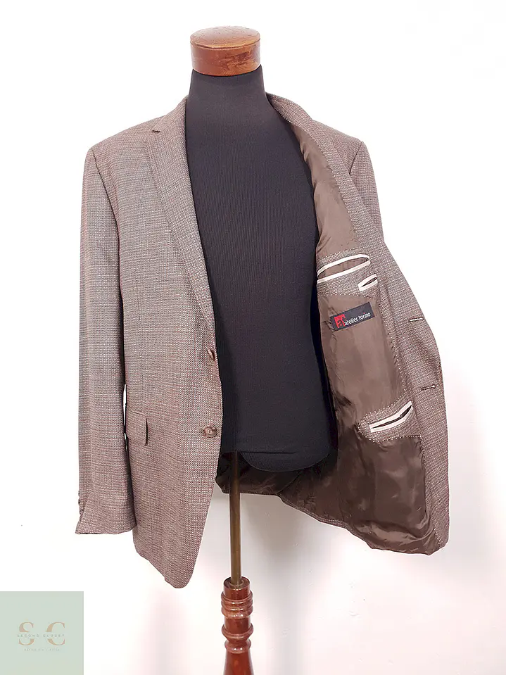Blazer Atelier Torino Rojo Azul Café Reda Travelmate - Talla LXL 7
