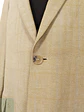 Blazer Via Cortesa Mezcla Lana Virgen y Lino Ocre Dorado - Talla XXL - Miniatura 4