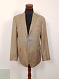 Blazer Mario Barutti Café con Rayas Azules Lana Virgen y Lino - Talla LXL - Miniatura 2