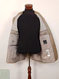 Blazer Mario Barutti Café con Rayas Azules Lana Virgen y Lino - Talla LXL - Miniatura 12