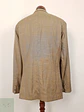 Blazer Mario Barutti Café con Rayas Azules Lana Virgen y Lino - Talla LXL - Miniatura 13