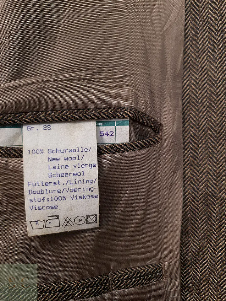 Blazer Barisal Café Espiga - Talla L 6