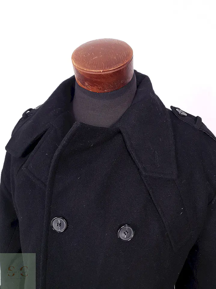 Abrigo Chereskin Marinero Negro 70% Lana Talla LXL 6