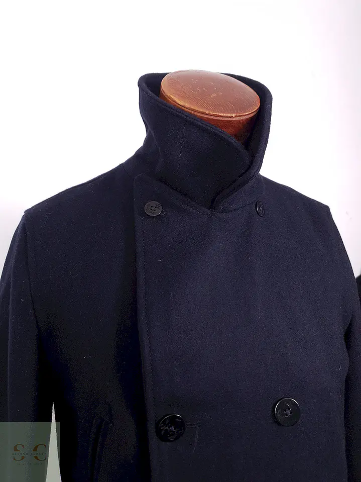 Abrigo Gap Marinero Azul 60% Lana Talla SM 9