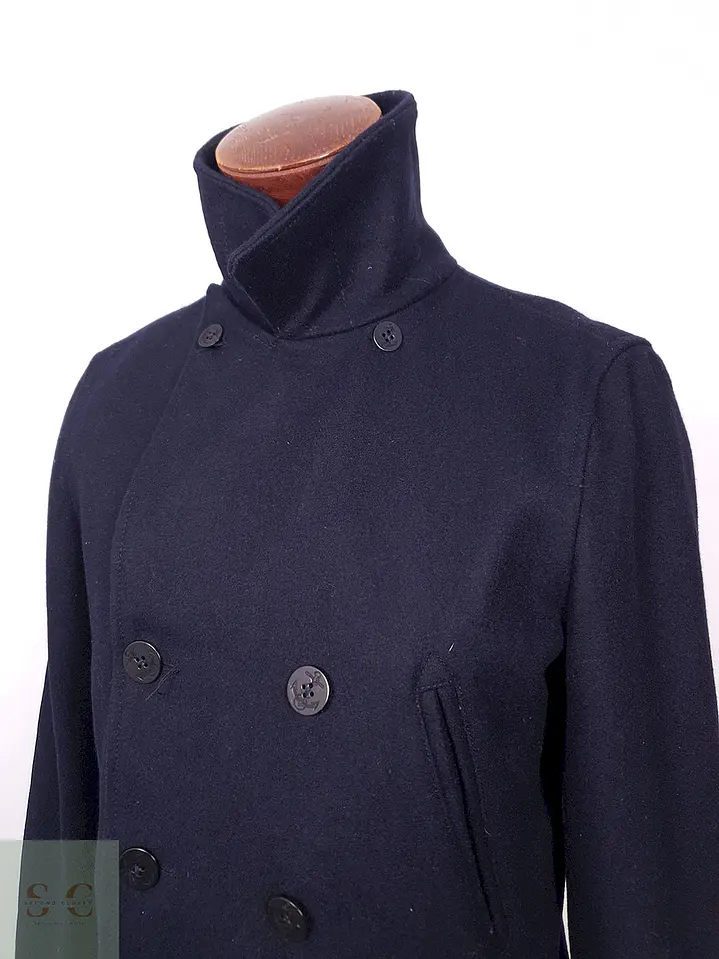 Abrigo Gap Marinero Azul 60% Lana Talla SM 10