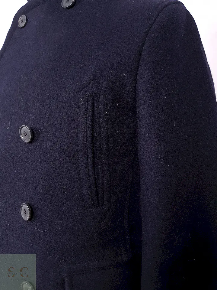 Abrigo Selected Homme Marinero Azul 70% Lana Talla SM 10