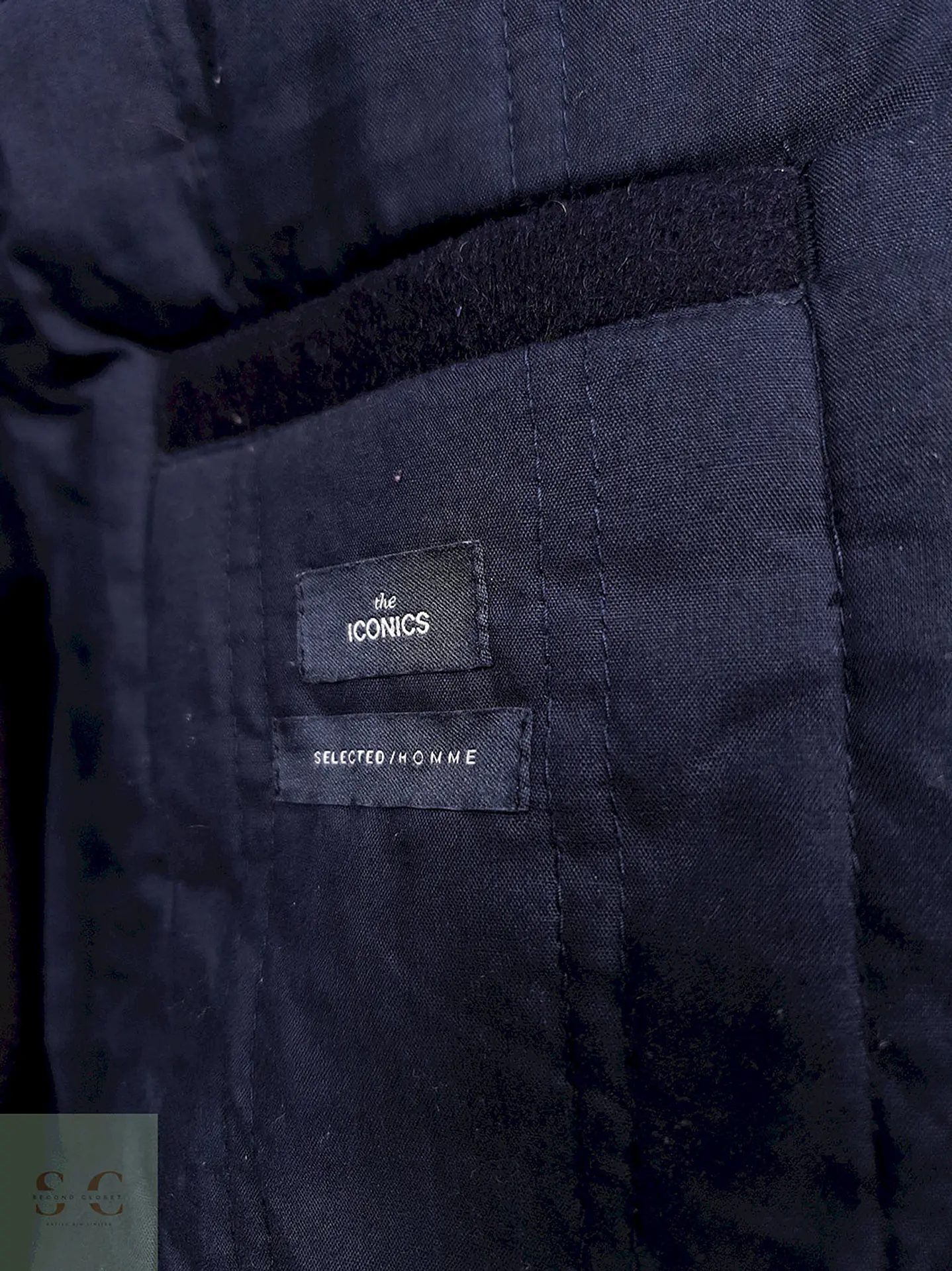 Abrigo Selected Homme Marinero Azul 70% Lana Talla SM 14