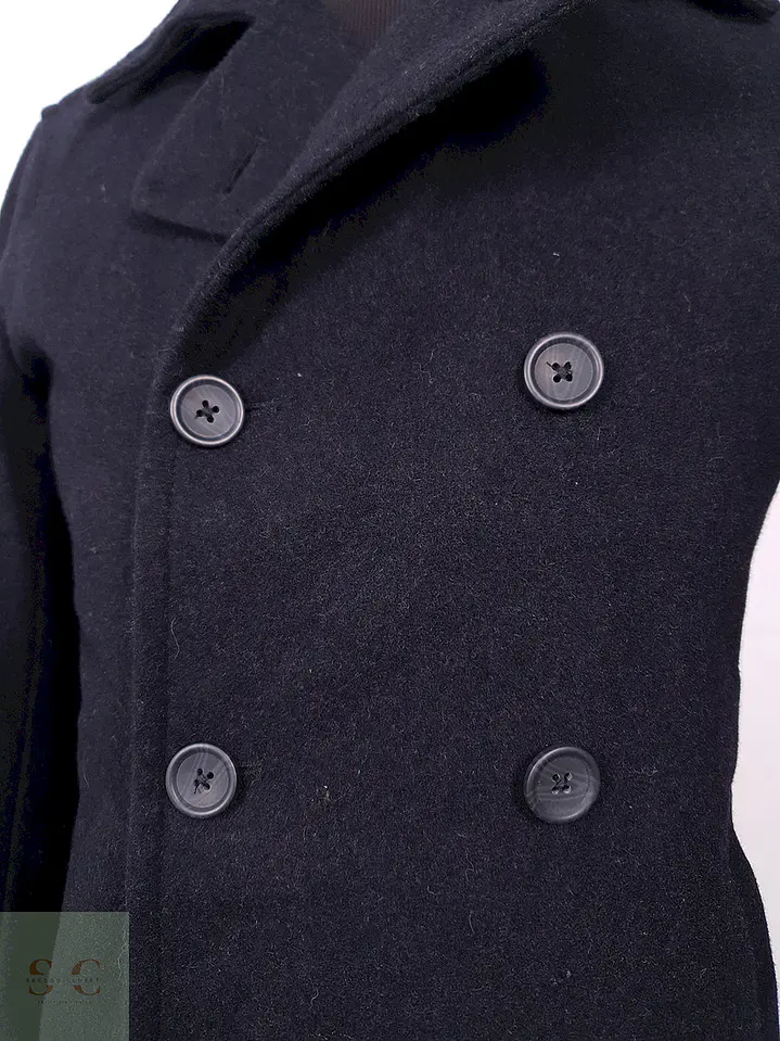 Abrigo Banana Republic Marinero Plomo 60% Lana Talla S 7