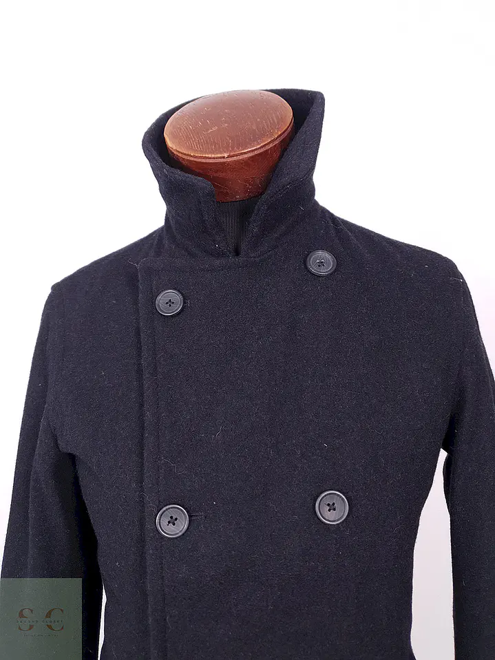 Abrigo Banana Republic Marinero Plomo 60% Lana Talla S 10