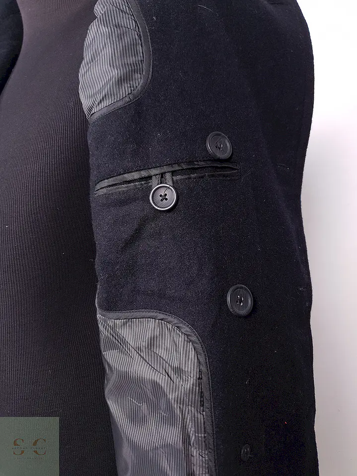 Abrigo Banana Republic Marinero Plomo 60% Lana Talla S 13