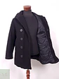Abrigo Dur O Jac By Schott NYC Marinero Negro Lana Talla S - Miniatura 12