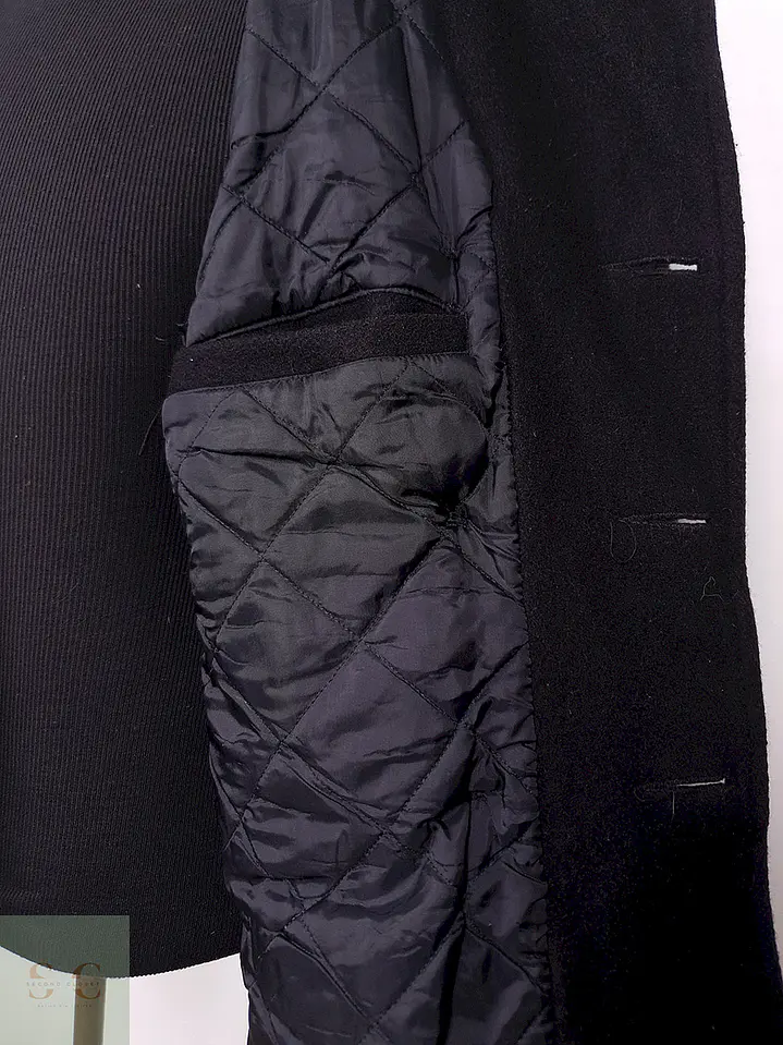 Abrigo Dur O Jac By Schott NYC Marinero Negro Lana Talla S 13